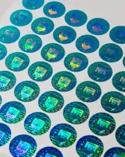 Fotografías de Stickers holográficos y Etiquetas de Seguridad Vehicular